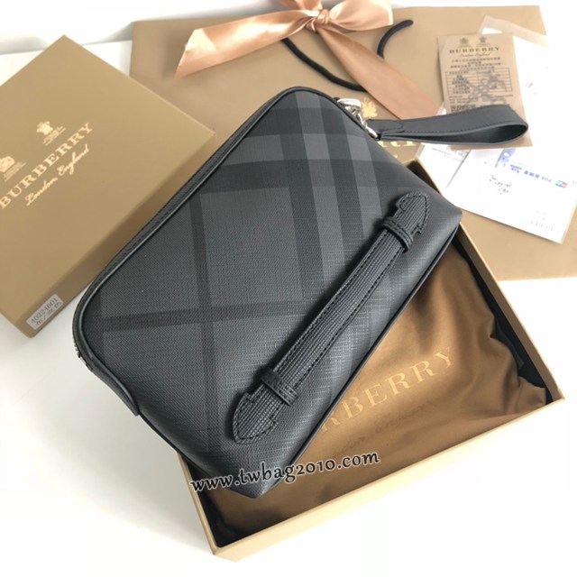 Burberry專門店新款男士手拿包 巴寶莉經典格紋收納袋手拿包 yxb1232